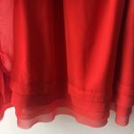 Vince Camuto NWT Red One shoulder Chiffon dress Photo 5