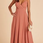 Birdy Grey  Kaia Dress Chiffon in Terracotta. Size Small. Photo 0