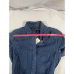 Banana Republic  TENCEL Fit-and-Flare Shirt Dress,Dark Denim SIZE 2 Photo 6