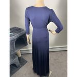 Lulus Blue Deep V Photo 4