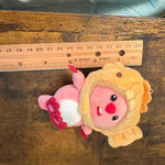 New Cute pink loopy Plush Keychain Photo 3
