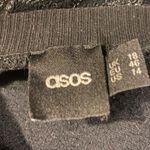 ASOS  black textured zebra pattern size 14 sweatshirt. Photo 5