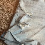 NWT! Rue 21 Light Wash Distressed High Rise Shortie Jean Short Size 20 Blue Photo 6