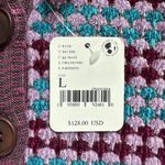 Free People NWT LARGE MAGGIE MINI DRESS IN TWILIGHT COMBO $128 Photo 4