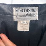 Northside  Fashions Geniune Leather Vintage Black Skirt Size‎ 0 Midi Photo 4