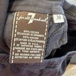 7 For All Mankind  Womens Black Maternity Ankle Skinny Leggings Size 30 Photo 5