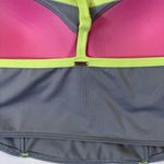 Active USA Victoria’s Secret Ultimate Push up Corset Gray Yellow Sports Bra New Size XXL Photo 5