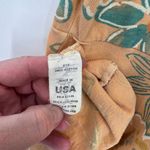 Fresh Produce  Tropical Beachy Tank Dress Womens Small Orange Floral Print Cotton Photo 6