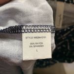 Loveappella  Draped front printed dress. Size L Photo 4