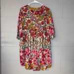 Natural Life  Stella V-Neck Mini Dress in Pink Vintage Floral Women’s Size Small Photo 5