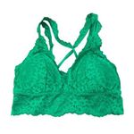 Aerie Fa La Lace Padded Longline Bralette - Green Alpine Photo 0