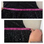 Betsey Johnson Black Strapless Sequin Tulle Mini Dress Y2K Prom Women’s Size 2 Photo 12