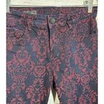 Kut From The Kloth  Womens Size 4 Brigitte Ankle Skinny‎ Jean In Damask Print Photo 8