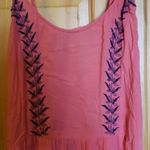 Free People Meadows of Medallion coral dress/ tunic, coverup- embroidered Photo 3