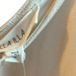 Illa Illa  Women's Ivory Long‎ Sleeve Scoop short jumpsuit M Photo 8