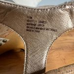 KORKS Wedge Heel Sandals Size 11 Cream Beige‎ Strappy Buckle Studded NEW Tan Photo 2