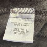 Flax  Women’s Sz Small Linen Long Dress Sleeveless Asymmetrical Hem Photo 5