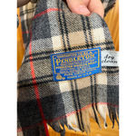 Pendleton Vintage  Pure Virgin Wool Made in USA Tartan Plaid Fringe Scarf Photo 4