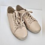 ZARA Leather Beige Women's Sneakers Size 38 Photo 0