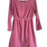 J.Crew Velvet Dress Long Sleeve Tulip Hem Pink Mauve Party Cocktail Size 2 Photo 0