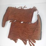 Minnetonka  fringe leather boots size 8 Photo 1