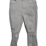 Abercrombie & Fitch  Curve Love The Skinny High Rise White Denim Jeans Size 25 0 Photo 0