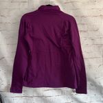 Title Nine Asymmetrical Quarter Zip Purple Fleece S small mock neck thumbholes Photo 4