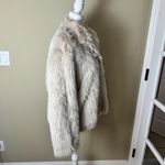 Sage The Label Faux Fur Coat Jacket Lined Size Medium Photo 6