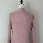 Philosophy Cashmere Blend Dusty Pink Open Front Long Cardigan, Sz Medium Photo 7