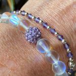 Mystic Aura Quarts & Sterling Crystal Bracelets Photo 2