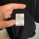 Z Supply NWT Liza Sweater Dress Black Floral Sheer Sleeves Sz XL Midi Crewneck Photo 10