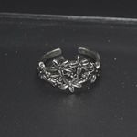 Tropical Plumeria Hawaiian Flowers Ring Silver Photo 5