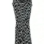 Jones New York Women's Sleeveless Dress Black & White Geometric Size S Photo 0