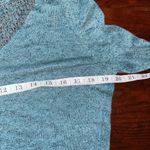 Free People  Beach Blue Knit Long Sleeve Top Photo 4