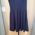 Dress the Population  Catalina Sleeveless Fit & Flare Dress Midnight Blue Size XL Photo 4