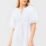 frame denim Frame Eyelet Puff Sleeve Mini Dress Photo 1