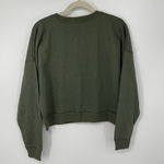 PEANUTS SNOOPY FLEECE FEEL LINING GREEN WITH WHITE GRAPHIC LONG SLEEVE MEDIUM Photo 17