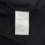 J.Jill  Pima Cotton V Neck Long Sleeve Tee Black Size Small Side Slits Soft Photo 5