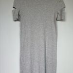 Helmut Lang  Slash sleeve wide rib knit cotton jersey T-shirt mini dress size XS Photo 9