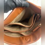 Elizabeth and James  Elegant Brown Leather Shoulder Bag Photo 9