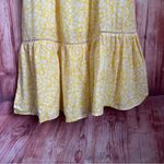 Lost + Wander  Sweet Summer Daze Midi Dress Yellow White Floral Size S Photo 7