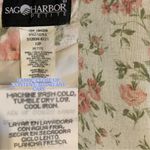 Sag Harbor VINTAGE 1990'S PETITE BEIGE, PINK & GREEN FLORAL PRINT DRESS (12P) Photo 10
