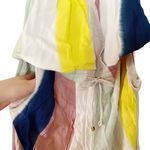 Indah x REVOLVE Paz Tropical Stripe backless halter jumpsuit side leg cutouts Photo 2