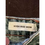 Cotton On Shorts Womens 2 Blue High Rise Mom Denim Frayed Hem Cutoff Casual Photo 3