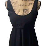 Beachsissi Scoop Neck Ruffle Hem Tankini‎ Swimsuit Women's XL Black Beach Summer Photo 0