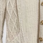 American Eagle  Outfitters Cream Knit Cardigan Photo 1