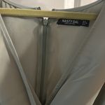 Nasty Gal NWOT NBW call in slick satin dress sage Photo 3
