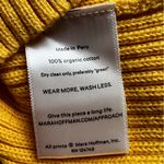 Mara Hoffman  Organic Cotton Stretchy Yellow Susan Rib Knit Pencil Midi Skirt -XL Photo 6