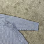 Wilfred  Free Relaxed Cotton Button Front Shirt Longsleeve Striped Blue Coastal M Photo 6