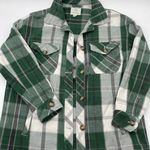 Aerie Offline by  XS  Plaid Green & White Jacket Shacket Oversized Women’s Layers Photo 2